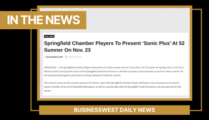 Springfield Chamber Players to Present ‘Sonic Plus’